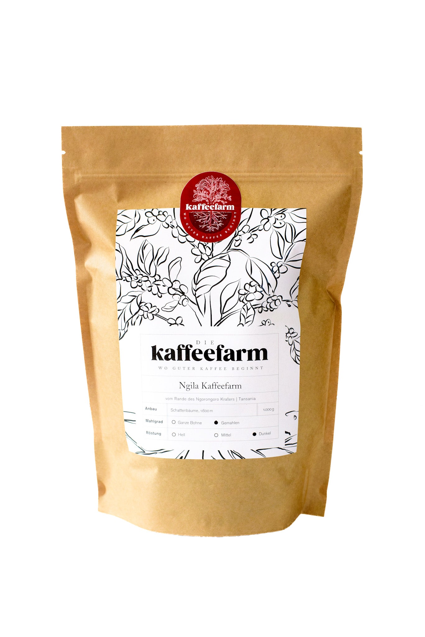 Ngila Kaffee - Dunkle Röstung